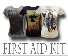 FIRST AID KITオフィシャルバンドTシャツ