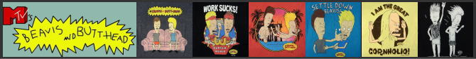 ビーバス・アンド・バットヘッドオフィシャルTシャツ