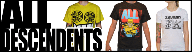 ALL/DESCENDENTSオフィシャルバンドTシャツ