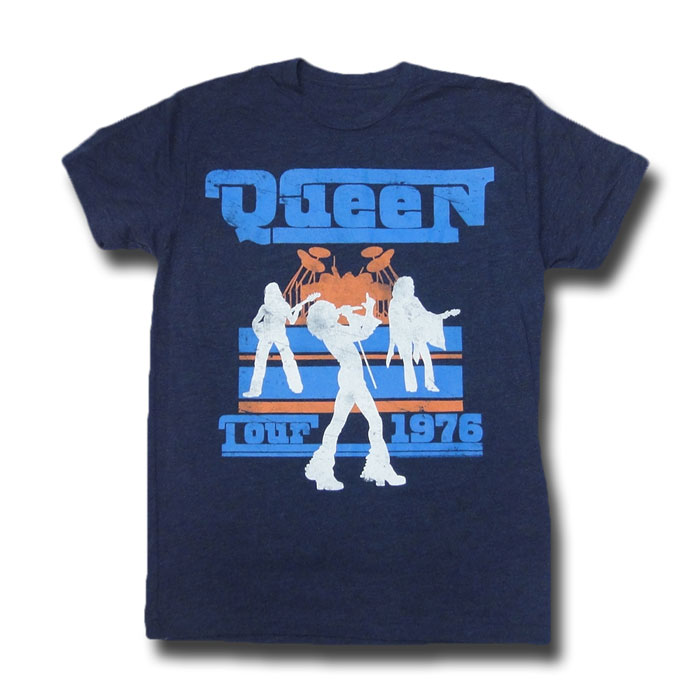 Queen クイーン 1976 Tour Tシャツ - バンドTシャツの通販ショップ『Tee-Merch!』