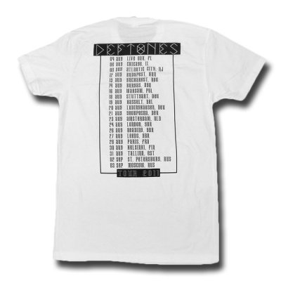 画像2: Deftones デフトーンズ Half Moon 2011 Tour Tシャツ