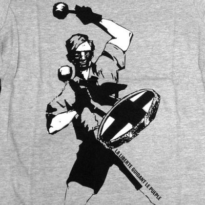 画像1: Laibach ライバッハ Drummer Boy Tシャツ (Girl's Mサイズ)