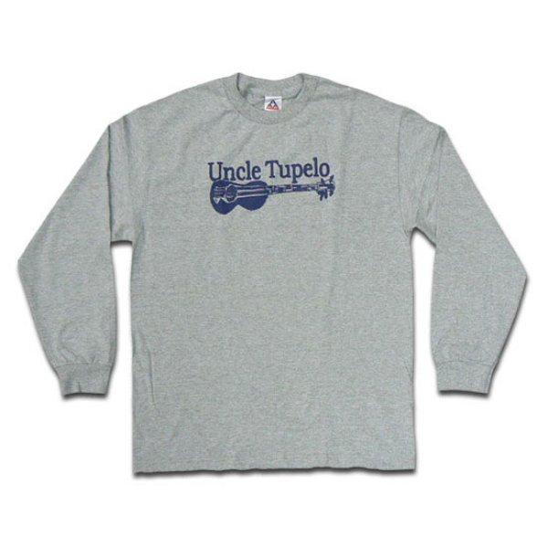 画像1: Uncle Tupelo アンクル・テュペロ Grey Guitar ロングスリーヴTシャツ (1)