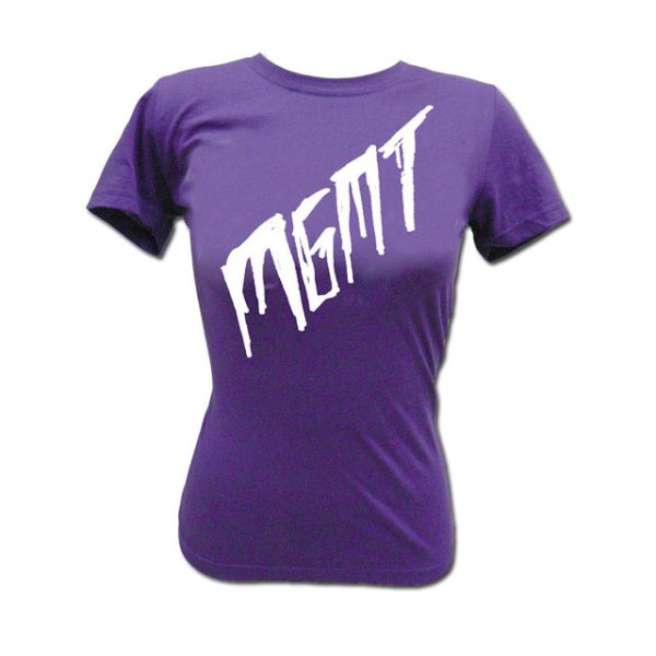 画像1: MGMT Scratch on Purple Tシャツ (Girl's Mサイズ)＜セール特価商品＞ (1)