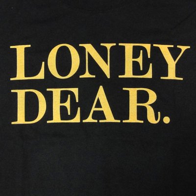 画像1: Loney Dear ロニー・ディアー - Logo Tシャツ (Sサイズ)＜セール特価商品＞