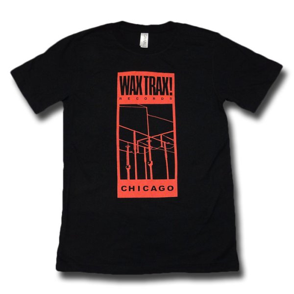 画像1: Wax Trax! ワックス・トラックス！ Wire Logo Tシャツ (1)