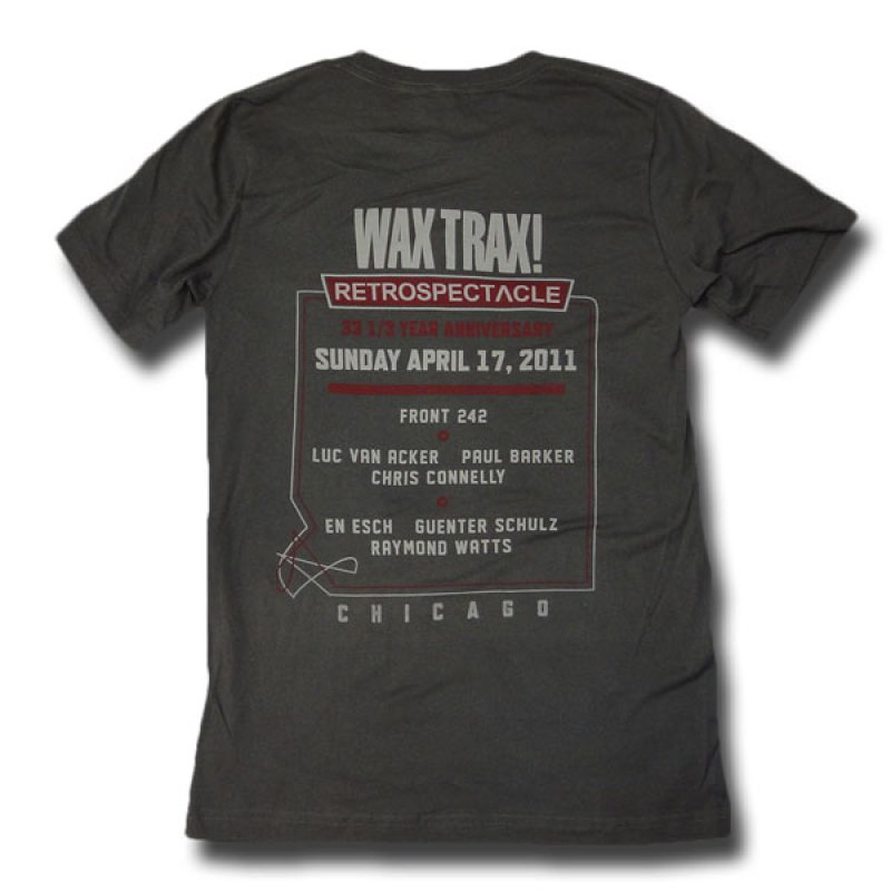 画像2: Wax Trax! ワックス・トラックス! Retrospectacle GRAY Tシャツ<セール特価商品>