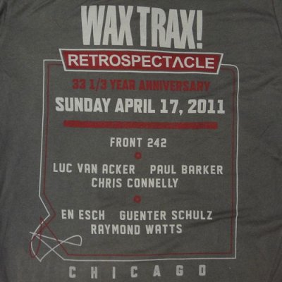 画像3: Wax Trax! ワックス・トラックス！ Retrospectacle GRAY Tシャツ＜セール特価商品＞