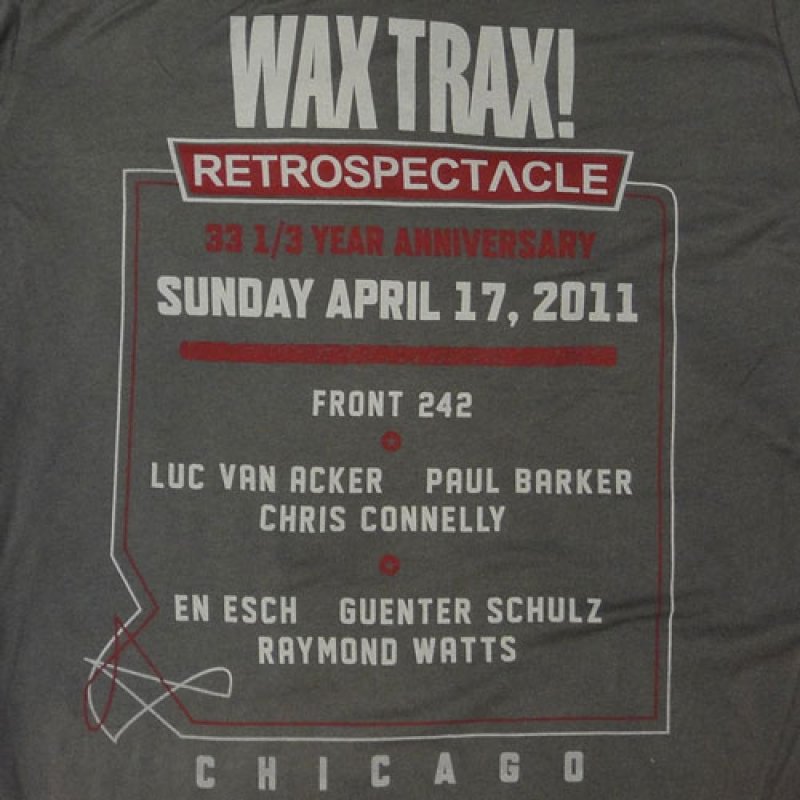 画像3: Wax Trax! ワックス・トラックス! Retrospectacle GRAY Tシャツ<セール特価商品>