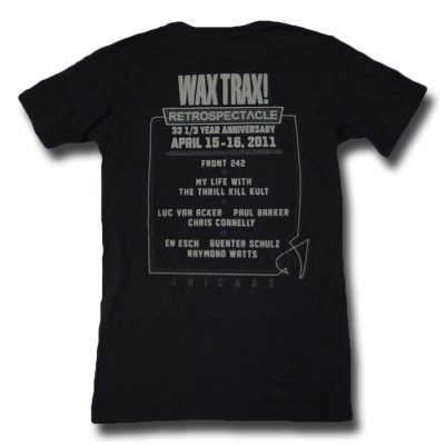 画像2: Wax Trax! ワックス・トラックス！ Retrospectacle BLK Tシャツ