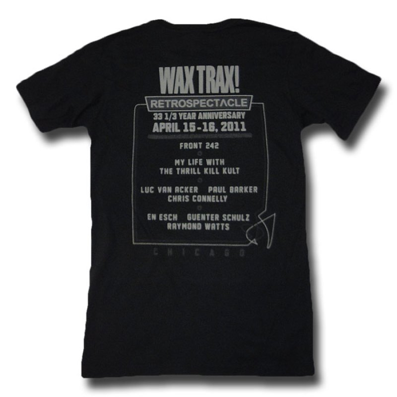 画像2: Wax Trax! ワックス・トラックス! Retrospectacle BLK Tシャツ