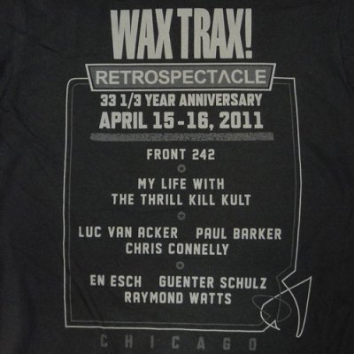 画像3: Wax Trax! ワックス・トラックス！ Retrospectacle BLK Tシャツ