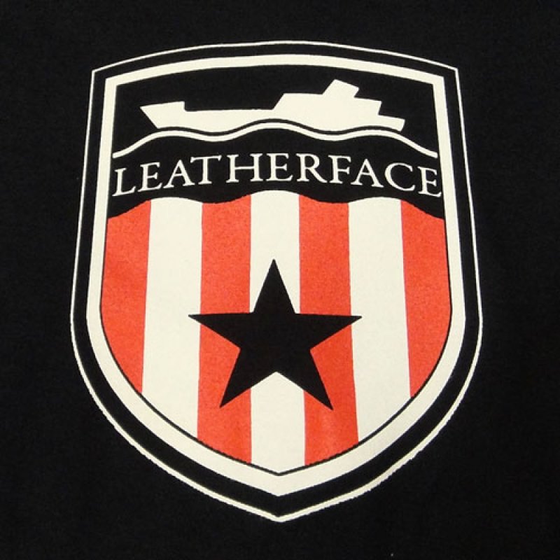 画像1: Leatherface レザーフェイス Shield Logo Tシャツ (Girl's Mサイズ)<セール特価商品>