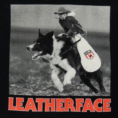 画像1: Leatherface レザーフェイス Monkey Rodeo Tシャツ (Girl's Mサイズ)