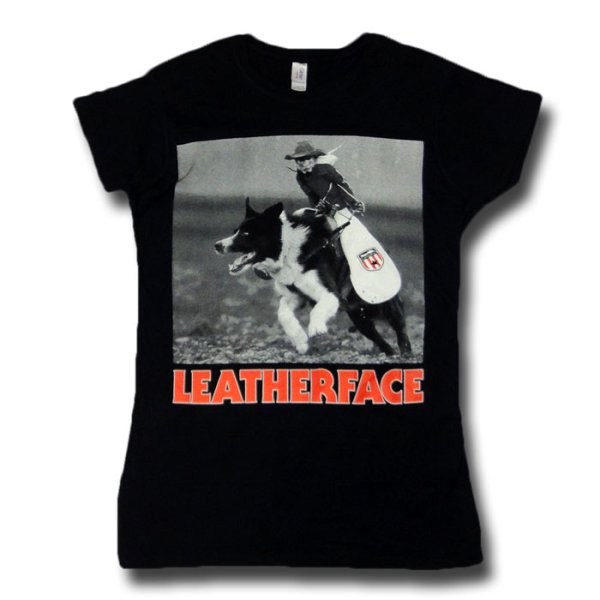 画像1: Leatherface レザーフェイス Monkey Rodeo Tシャツ (Girl's Mサイズ) (1)