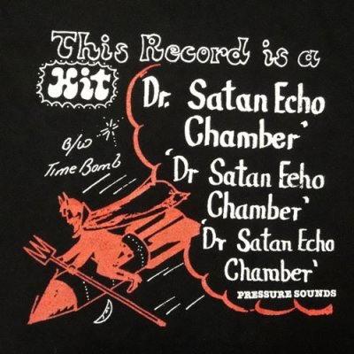 画像1: Pressure Sounds  Black Dr. Satan Echo Chamber Tシャツ (Mサイズ)