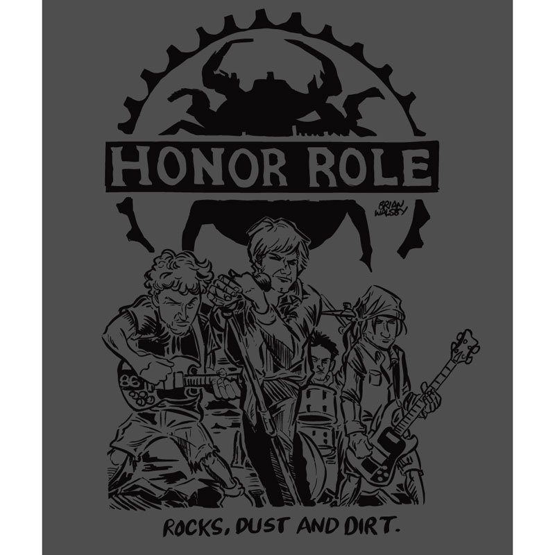 画像1: Honor Role オナー・ロール Rocks, Dust And Dirt Tシャツ<セール特価商品>
