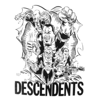 画像1: Descendents ディセンデンツ Superheroes Tシャツ