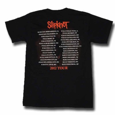 画像1: Slipknot スリップノット Antennas 2012 Tour Tシャツ