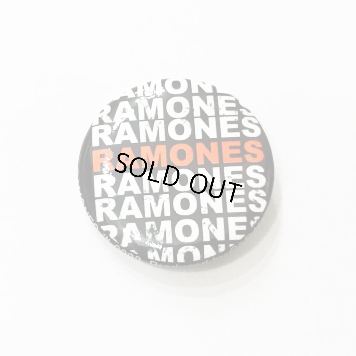 画像1: Ramones 缶バッジ ラモーンズ Repeat Logo (1)