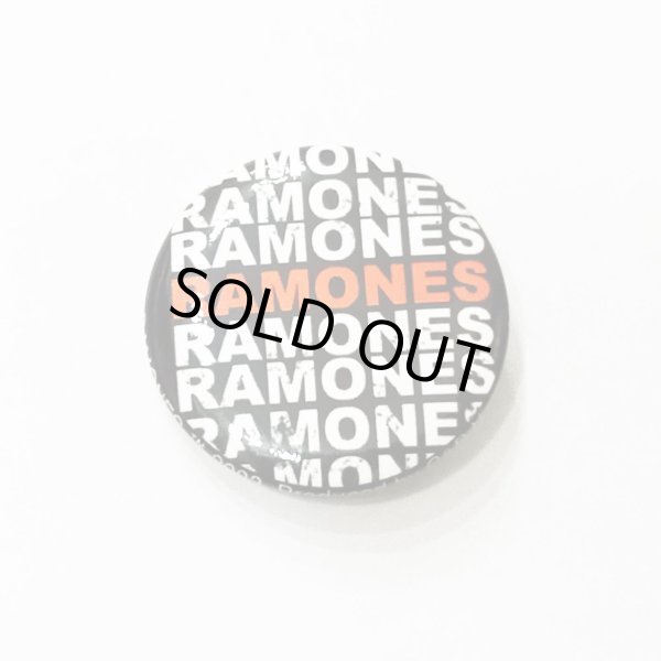 画像1: Ramones 缶バッジ ラモーンズ Repeat Logo (1)