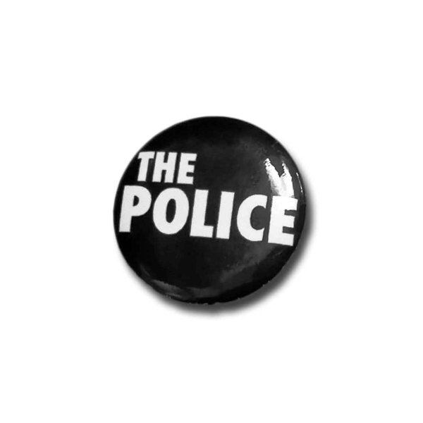 画像1: The Police 缶バッジ ザ・ポリス Logo (1)