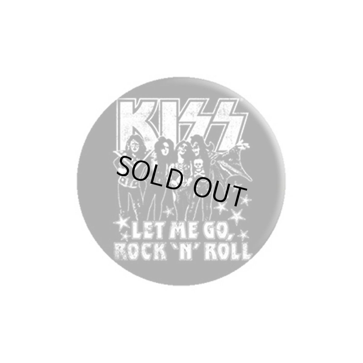 画像1: KISS 缶バッジ キッス Let Me Go (1)