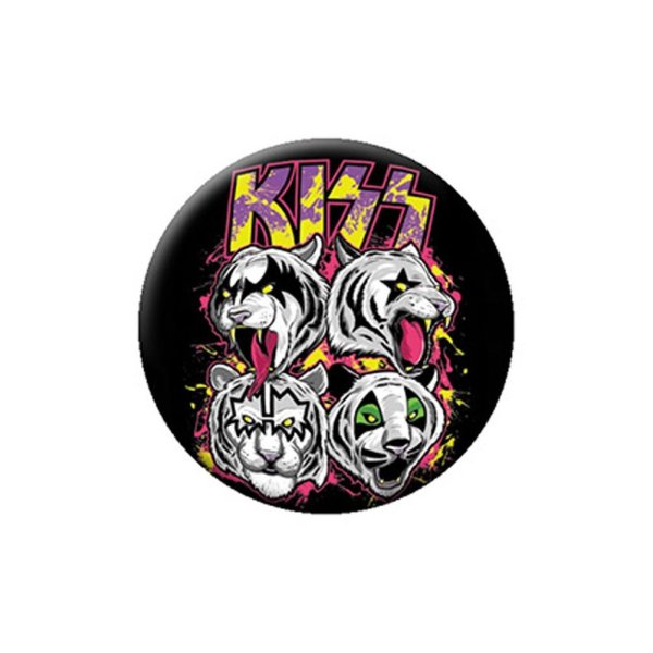 画像1: KISS 缶バッジ キッス Tigers (1)