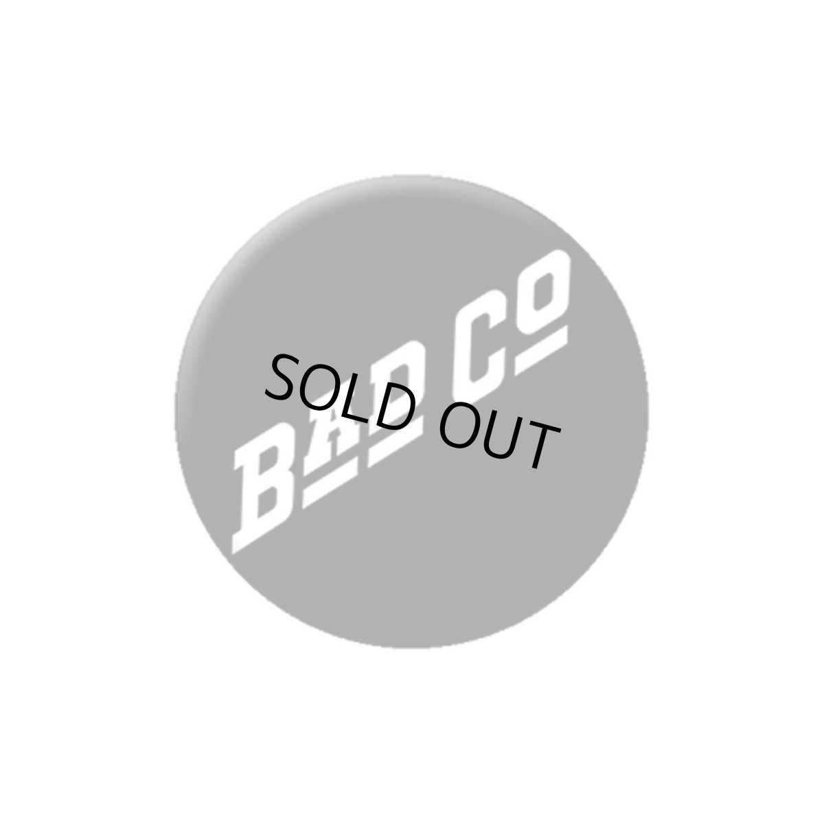 画像1: Bad Company 缶バッジ バッド・カンパニー Logo (1)