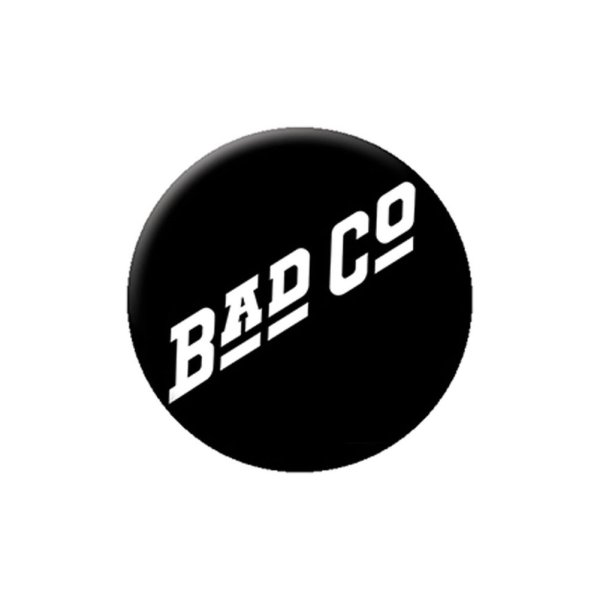 画像1: Bad Company 缶バッジ バッド・カンパニー Logo (1)