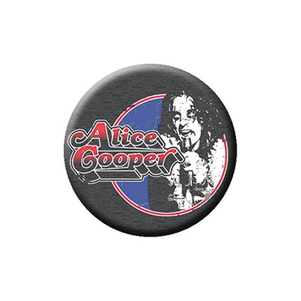 画像1: Alice Cooper 缶バッジ アリス・クーパー Circle (1)