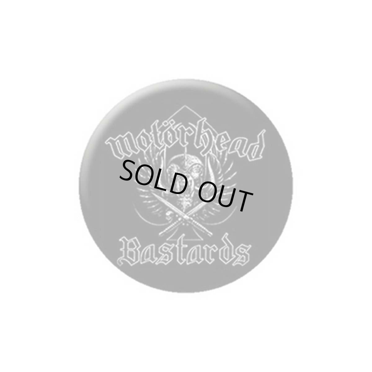 画像1: Motorhead 缶バッジ モーターヘッド Bastards (1)