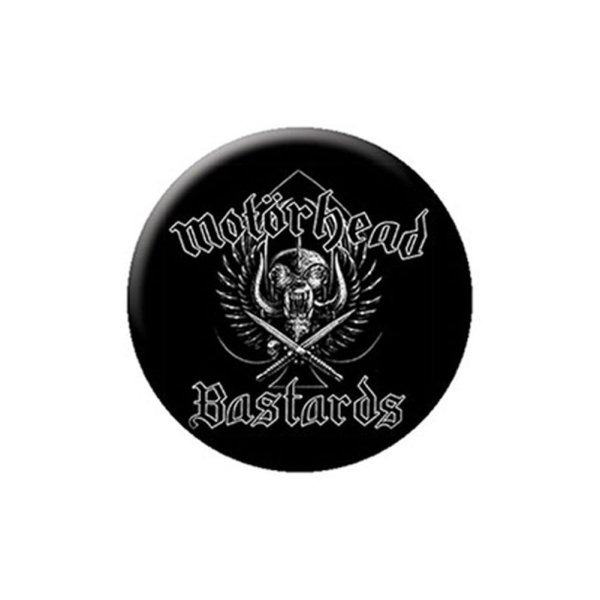 画像1: Motorhead 缶バッジ モーターヘッド Bastards (1)