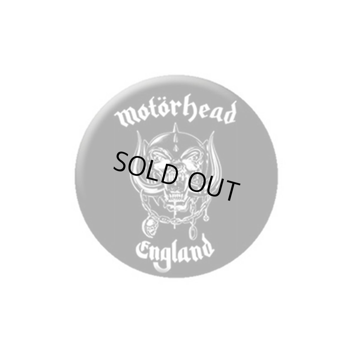 画像1: Motorhead 缶バッジ モーターヘッド England (1)