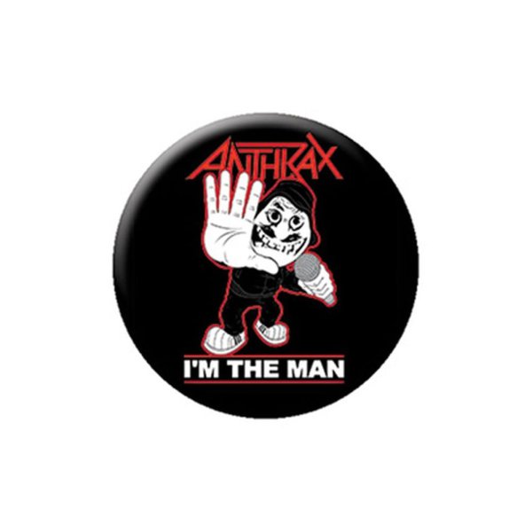 画像1: Anthrax 缶バッジ アンスラックス I'm The Man (1)