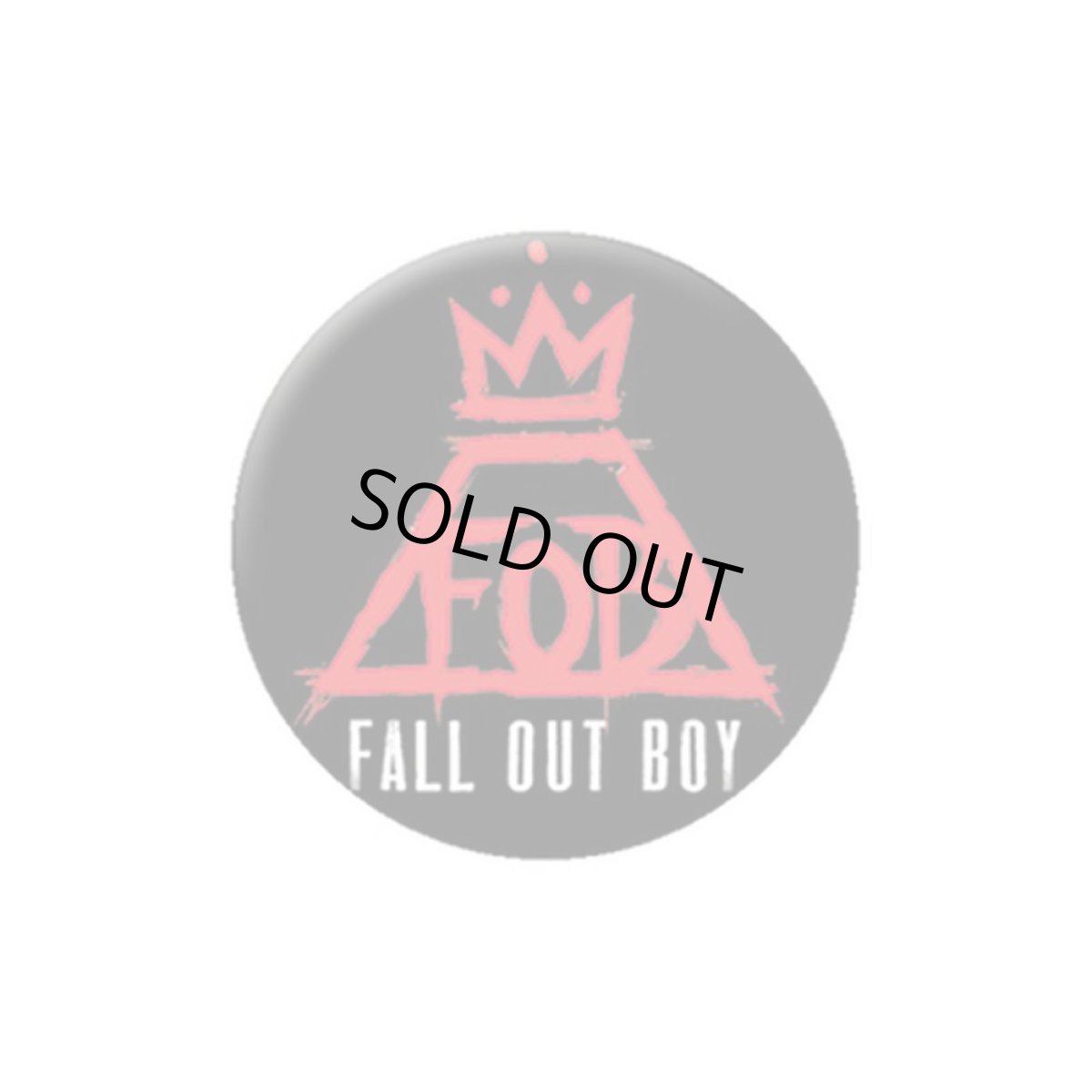 画像1: Fall Out Boy 缶バッジ フォール・アウト・ボーイ Crown (1)