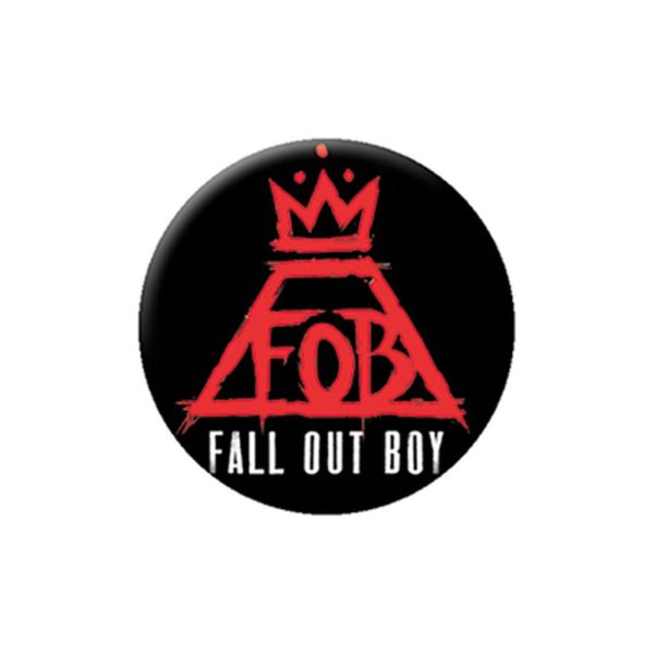 画像1: Fall Out Boy 缶バッジ フォール・アウト・ボーイ Crown (1)