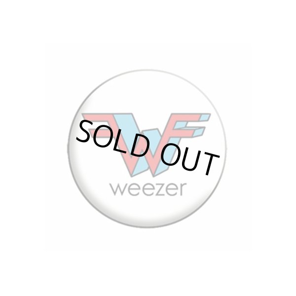 画像1: Weezer 缶バッジ ウィーザー W Logo (1)