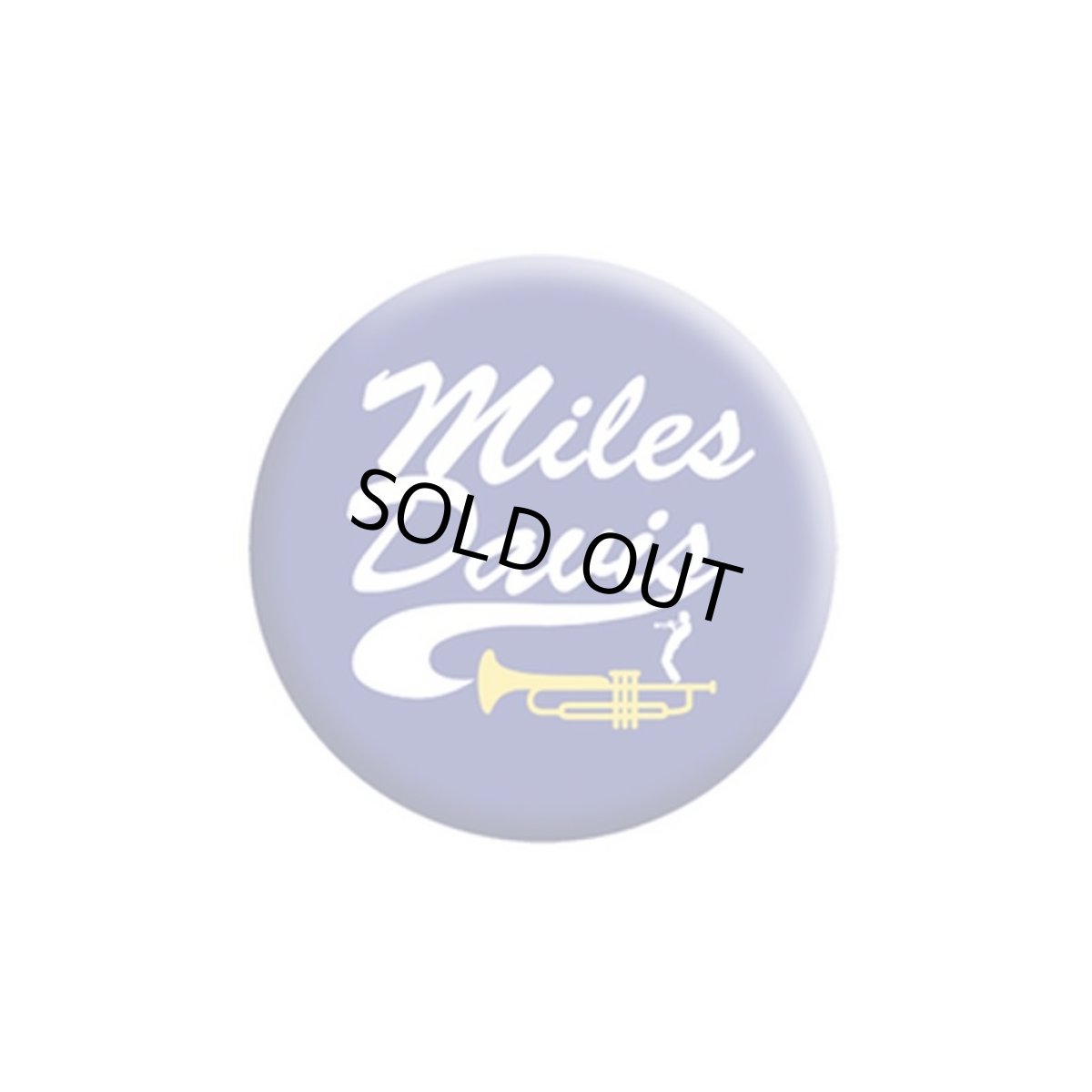 画像1: Miles Davis 缶バッジ マイルス・デイヴィス Logo (1)