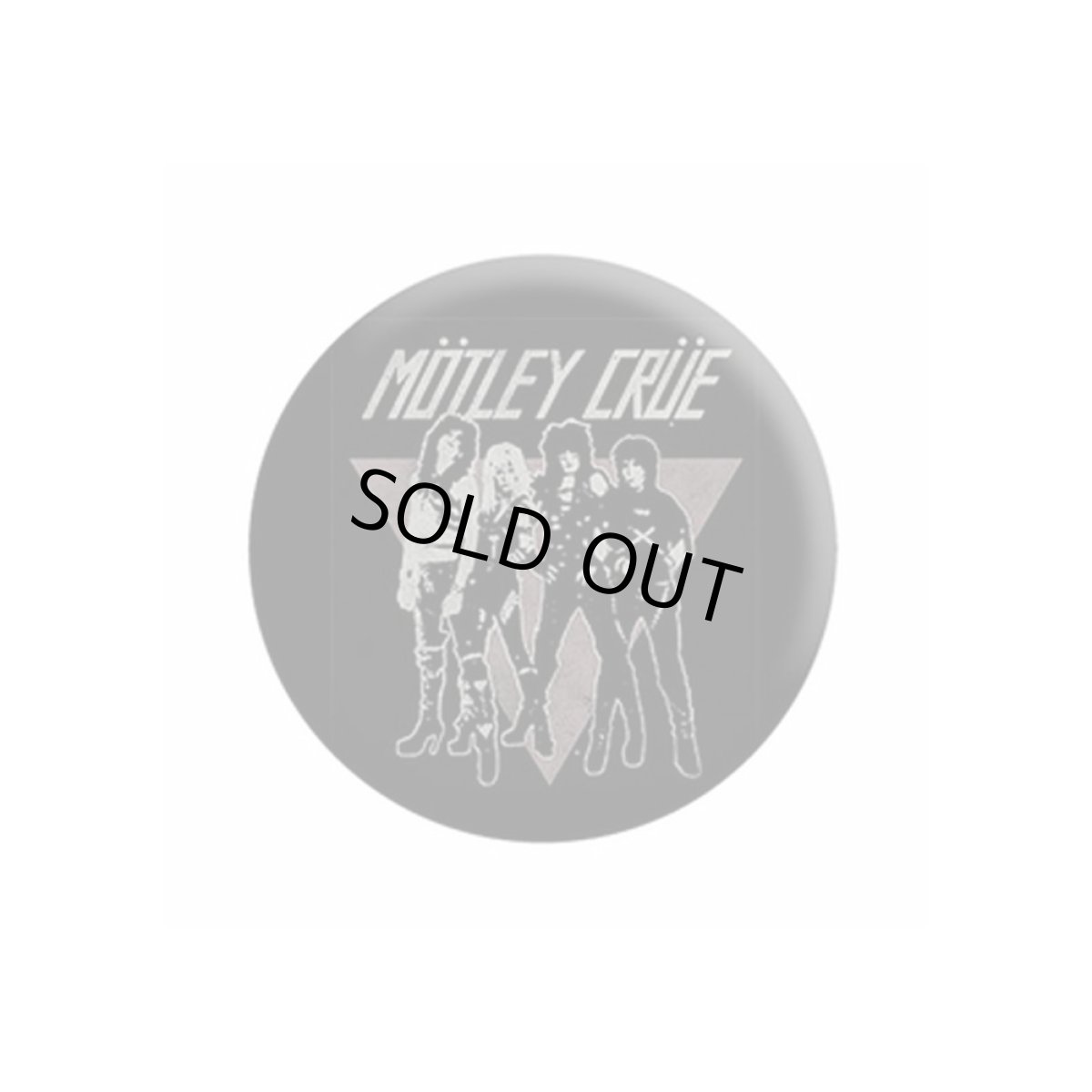 画像1: Motley Crue 缶バッジ モトリー・クルー Triangle Group (1)