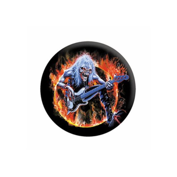 画像1: Iron Maiden 缶バッジ アイアン・メイデン Ring Of Fire (1)