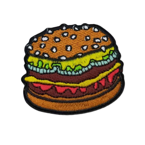 画像1: Burger パッチピンズ バッジ ワッペン (1)