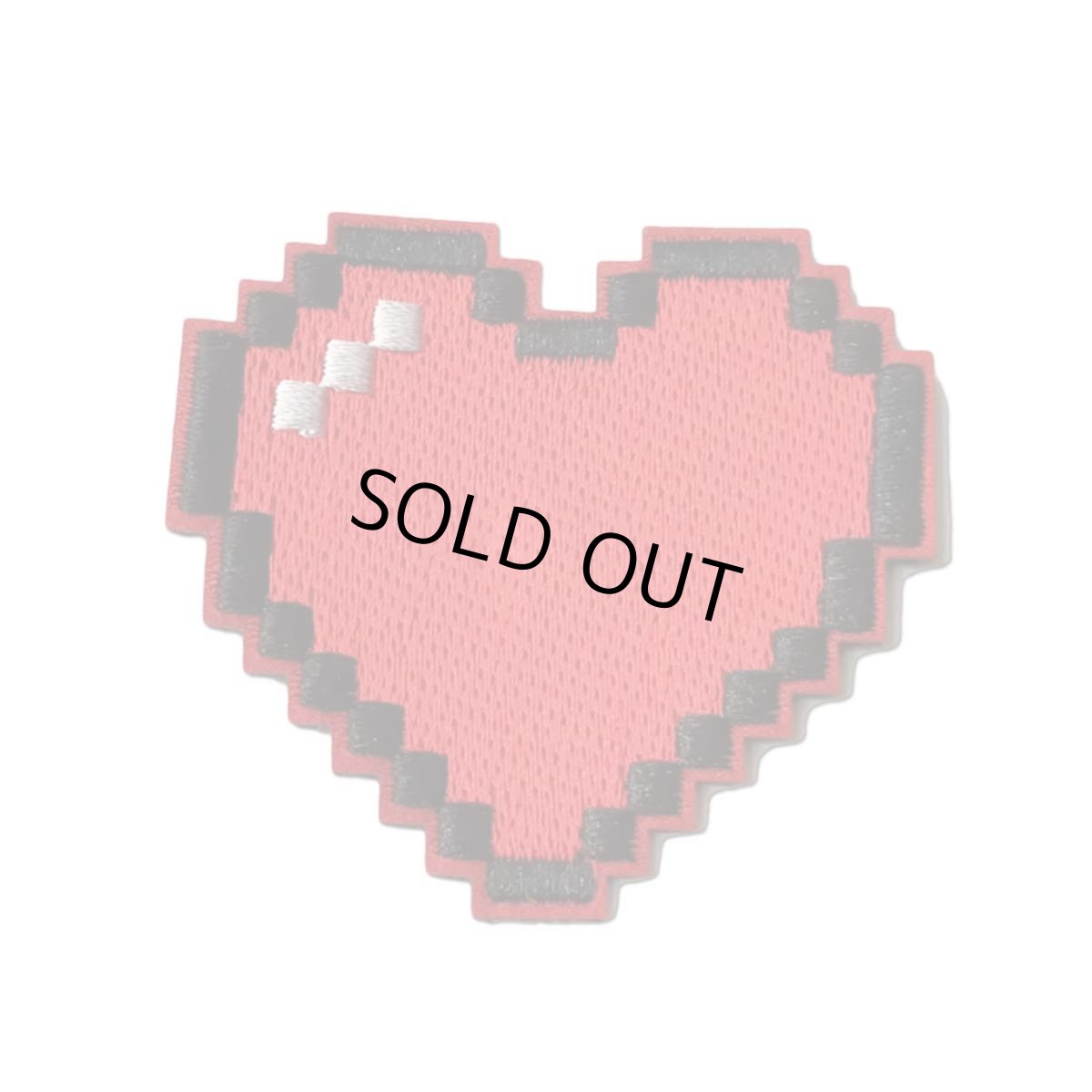 画像1: Bitmap Heart パッチピンズ バッジ ワッペン (1)