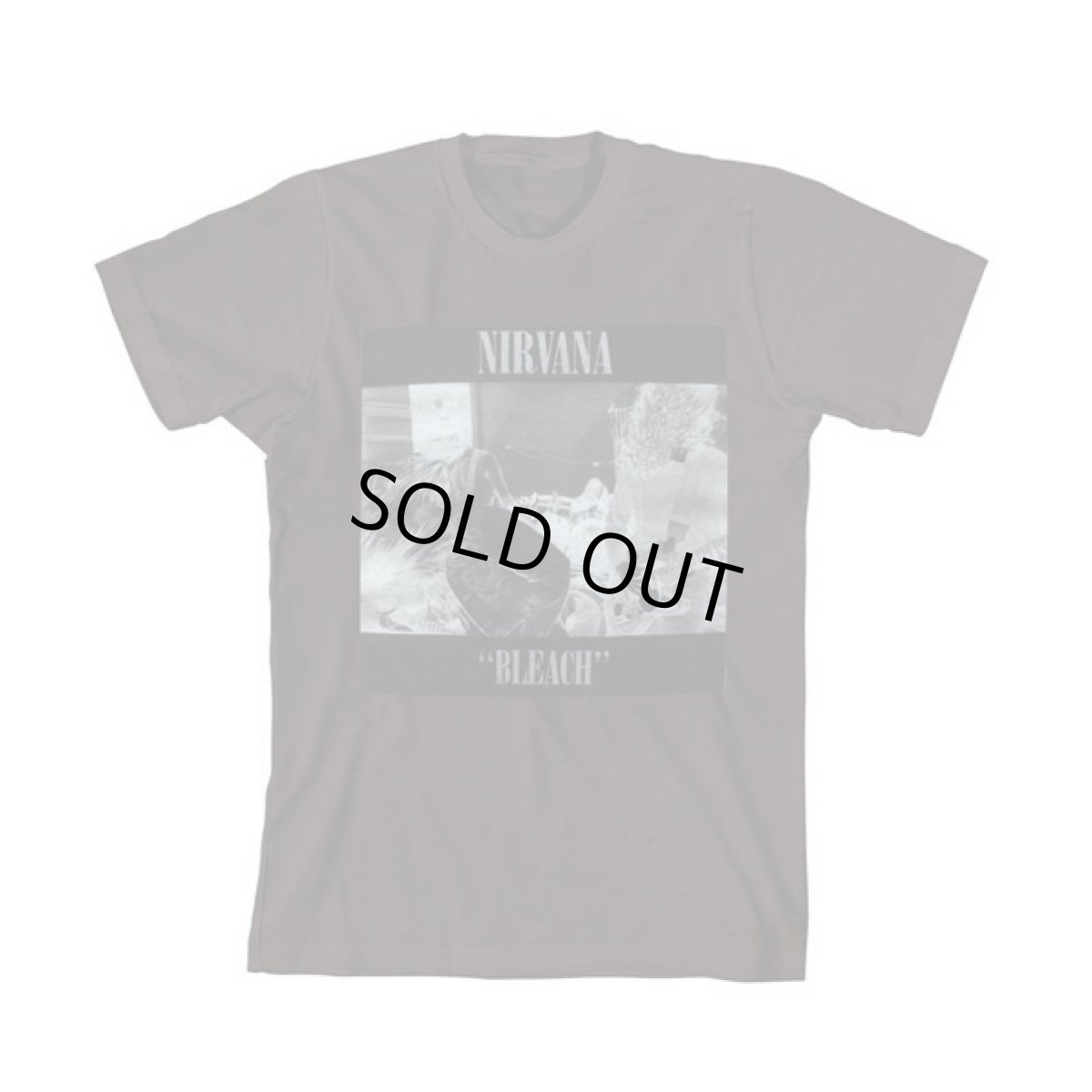 画像1: Nirvana ニルヴァーナ Bleach Brown Tシャツ (1)