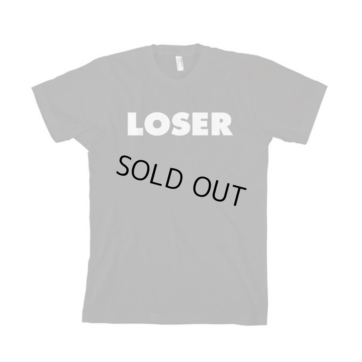 画像1: Sub Pop Records サブ・ポップ Loser Black Tシャツ (1)