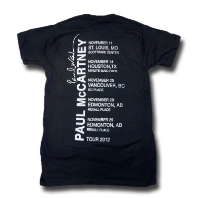 画像1: Paul McCartney ポール・マッカートニー In Motion 2012 Tour Tシャツ