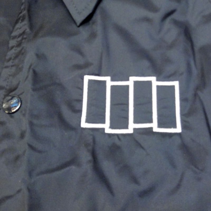 画像1: Black Flag ブラック・フラッグ Outlined Bars ナイロンジャケット