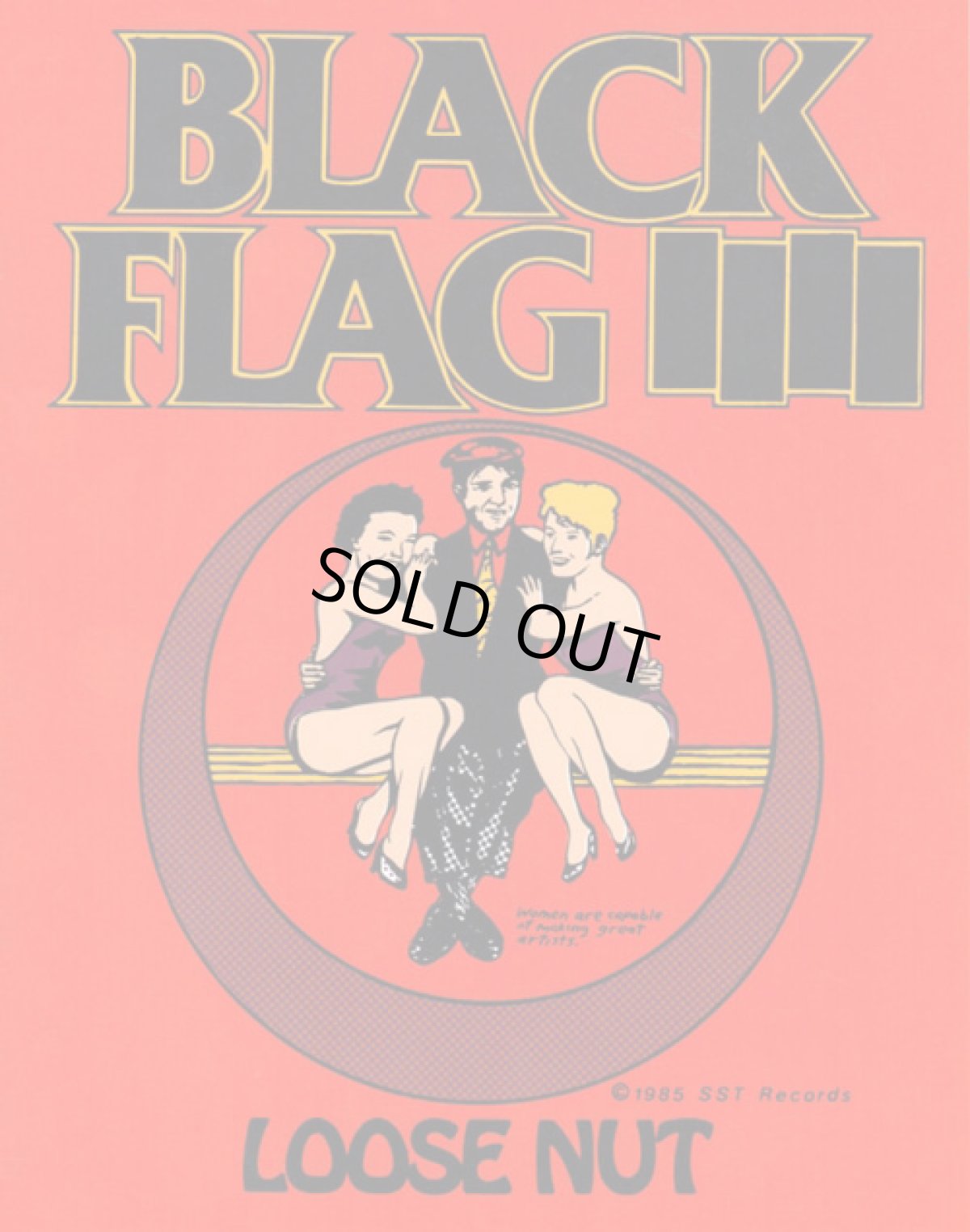 画像1: Black Flag ブラック・フラッグ Loose Nut ステッカー (1)