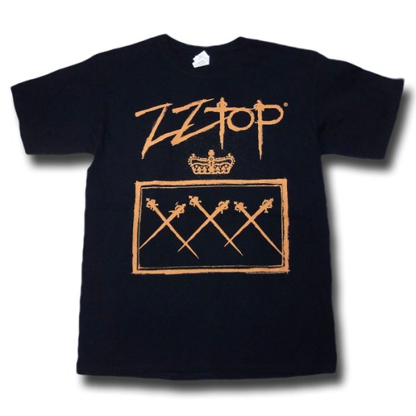 画像1: ZZ Top ZZトップ Crown 2012 Tour Tシャツ Mサイズ (1)