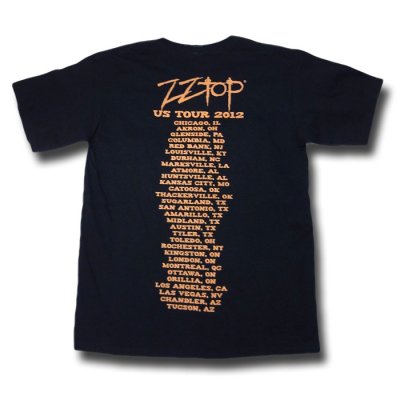 画像1: ZZ Top ZZトップ Crown 2012 Tour Tシャツ Mサイズ
